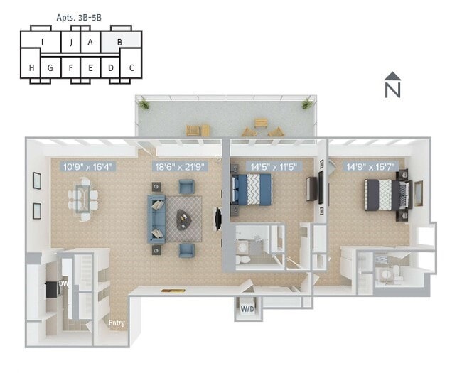 Floorplan - Avalon at Prudential Center