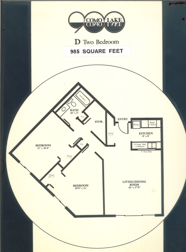 Floorplan - Como by the Lake Senior Apartments