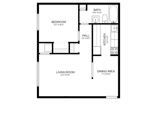 Floorplan - Landmark Apartments