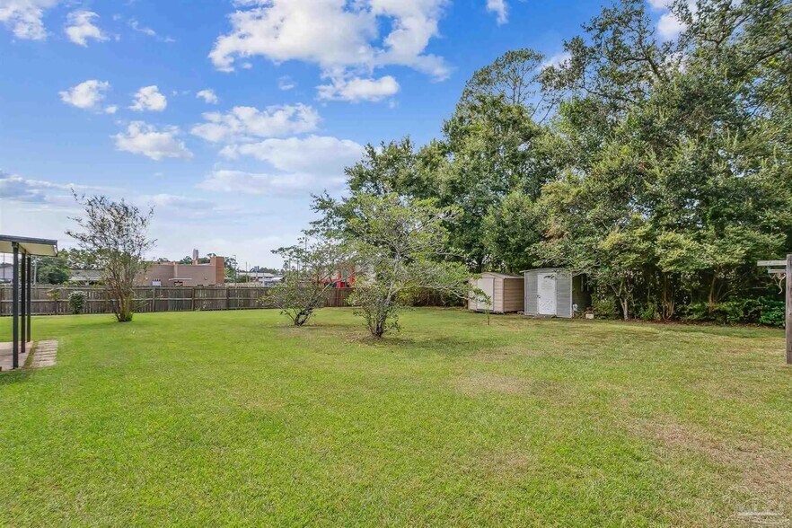 Backyard - 9509 Barranger Dr