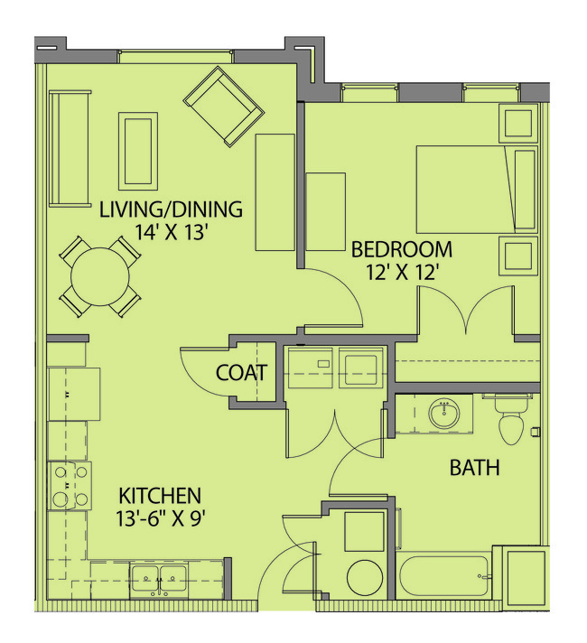 Floorplan - The Lofts at Southside Apartments