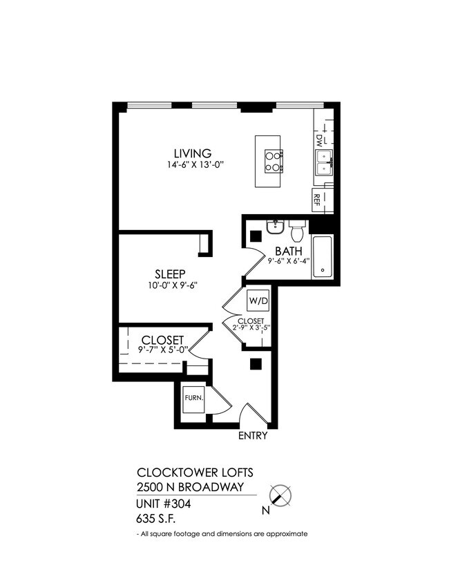 Floorplan - Clocktower Lofts