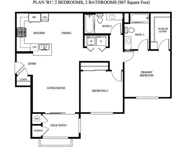 Floorplan - Avila Apartment Homes