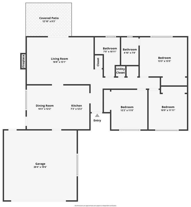 Building Photo - Cute 3 Bed/2 Bath Home in Taft w/ $0 Deposit Option