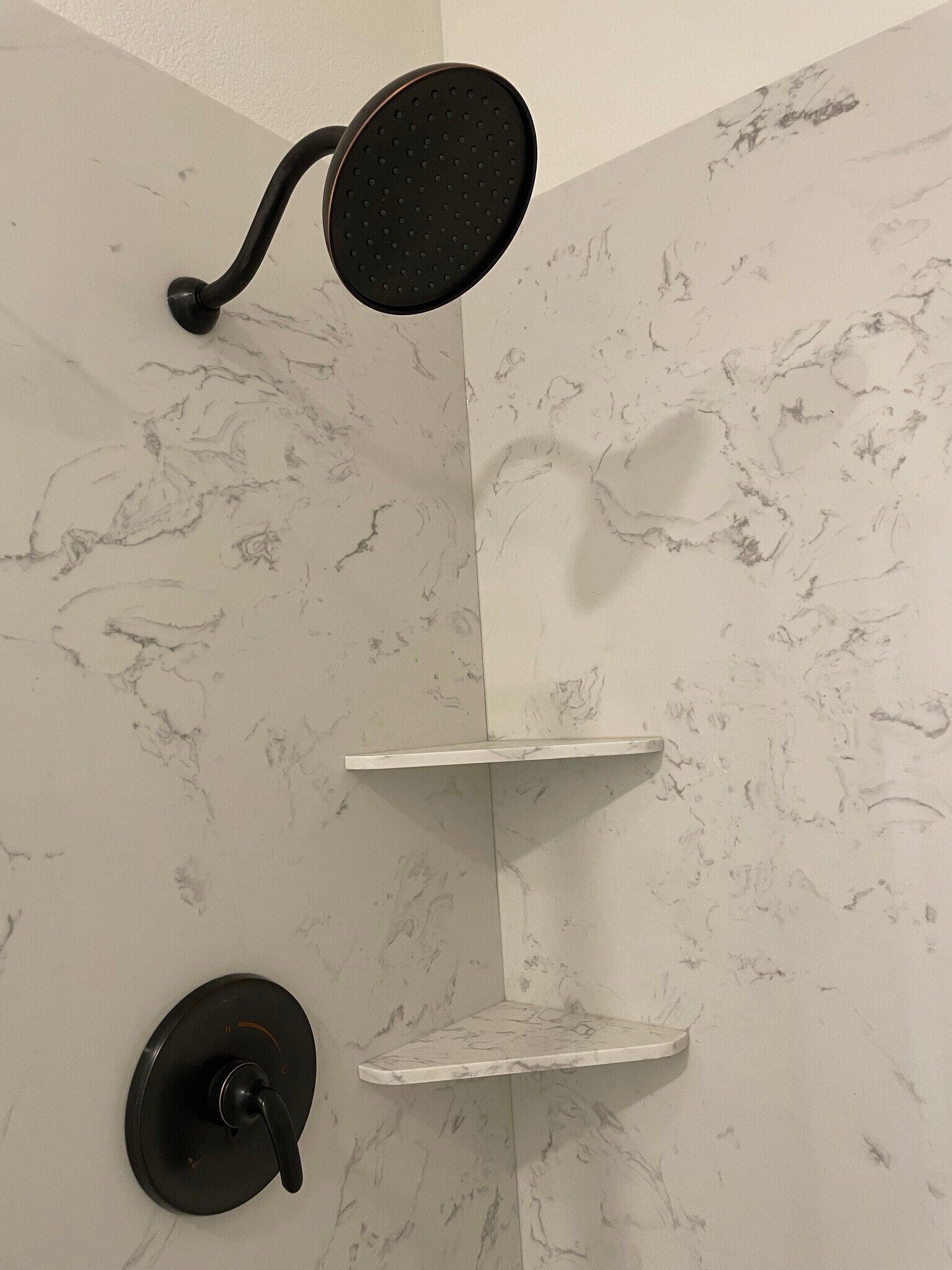 Cultured marble showers - 1 Crescent Way