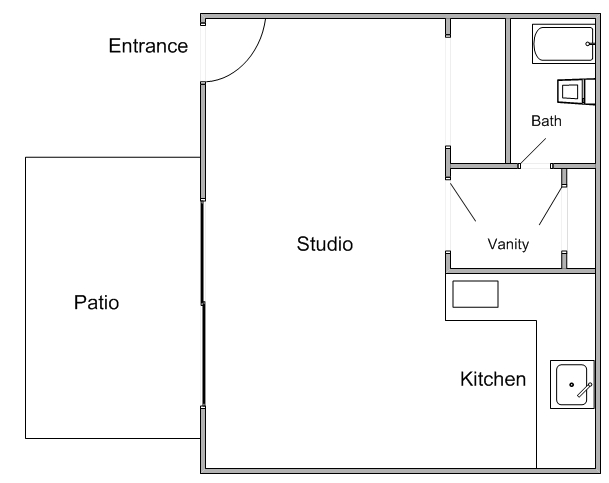 Studio - Barkley Square Apartments