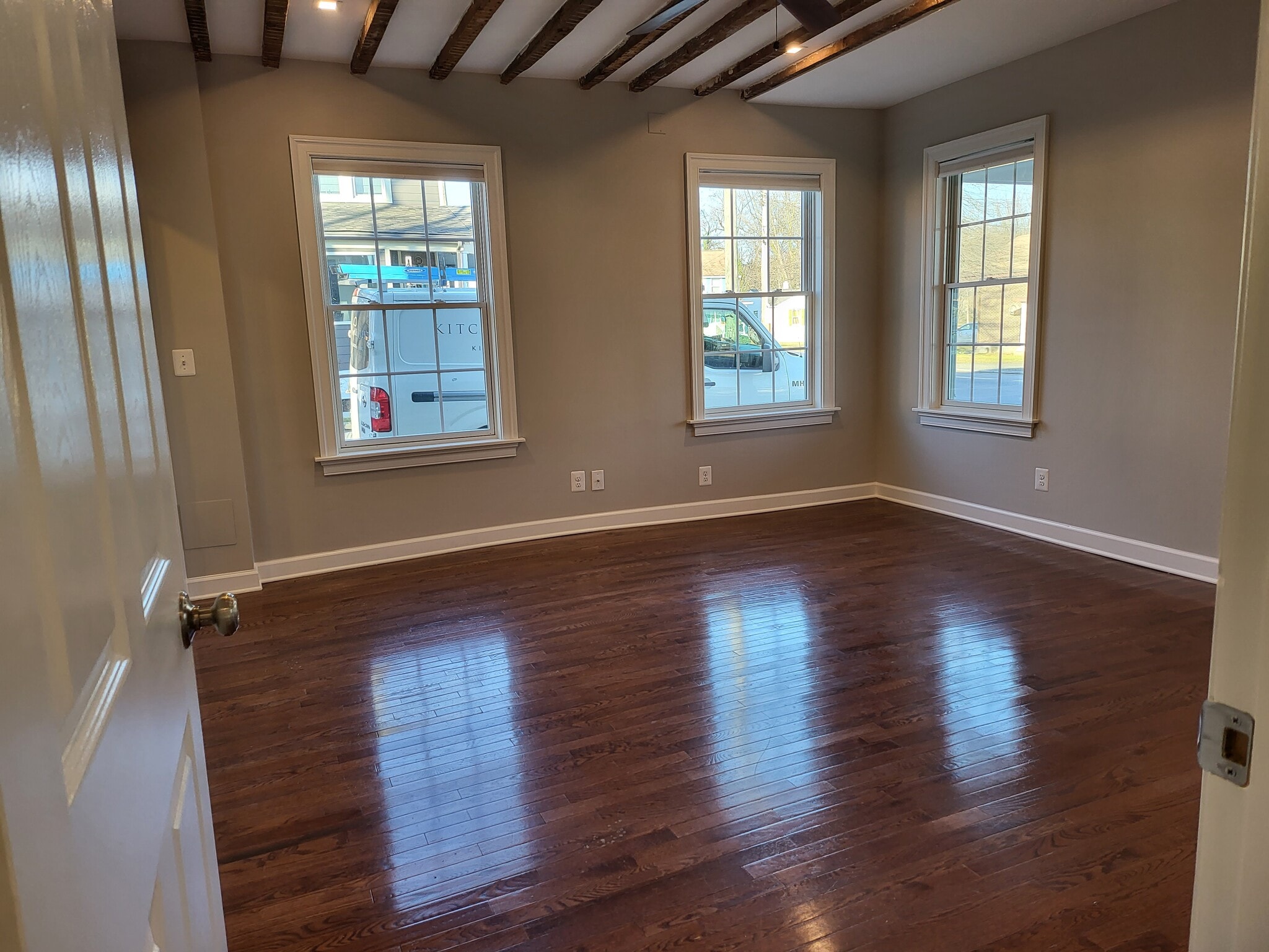 bedroom 2 windows facing N. Stokes one window facing Erie - 731 N Stokes St