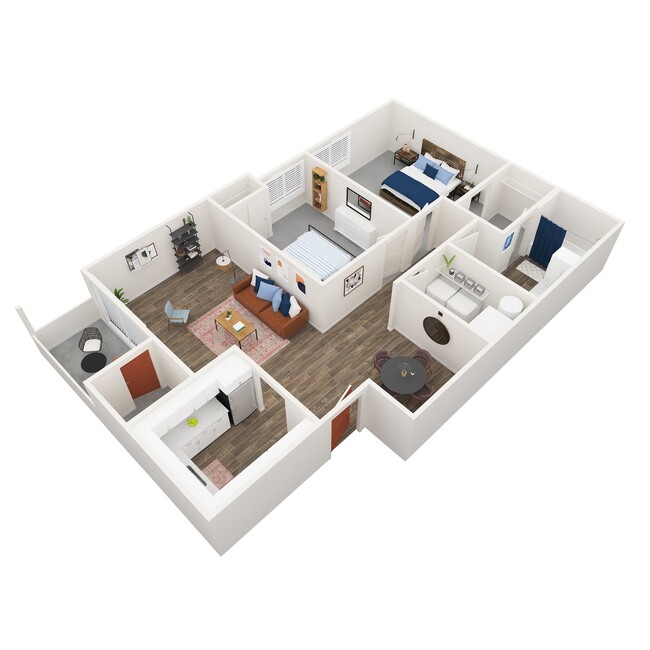 Floorplan - Creekview Apartments