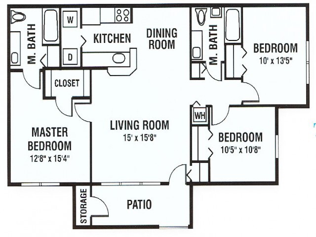 The Magnolia | 3 Bed / 2 Bath - The Gables at Lakeside