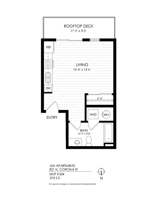 Floorplan - Jux Apartments