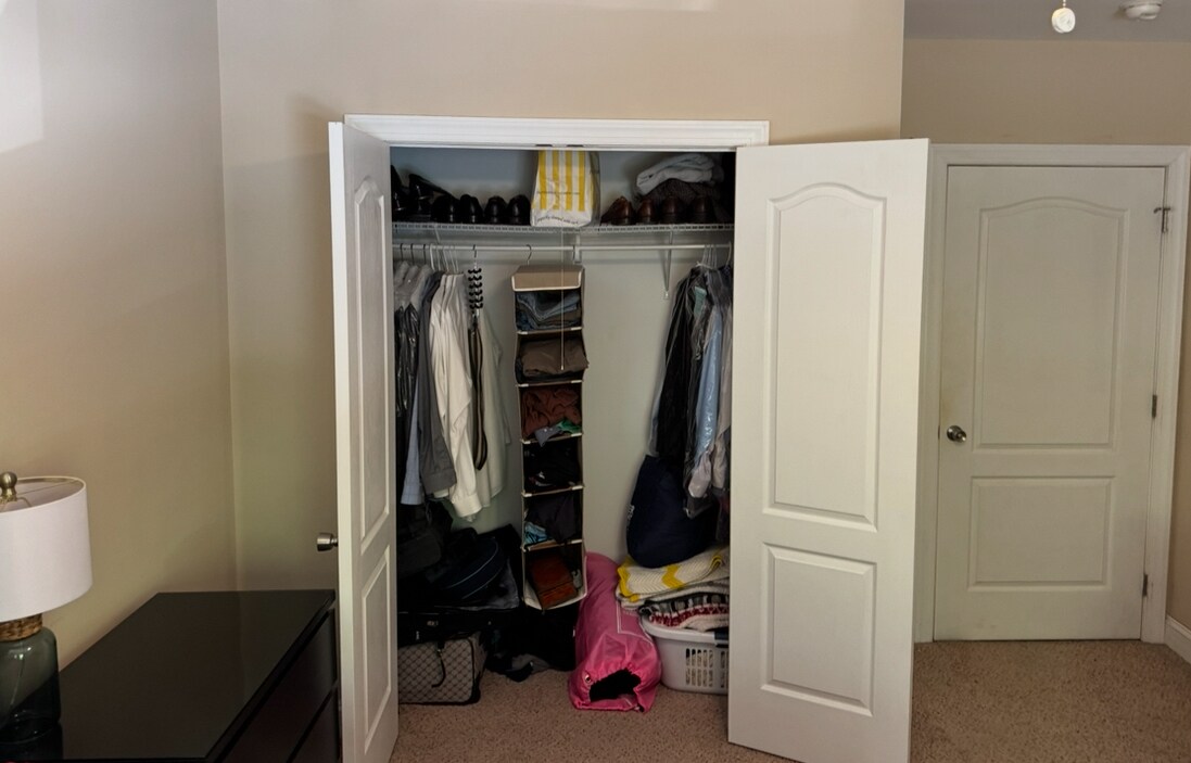 Bedroom Closet Open - 100 West Ave