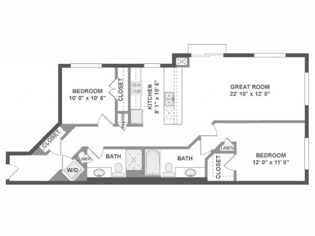 Floorplan - AMLI Evanston