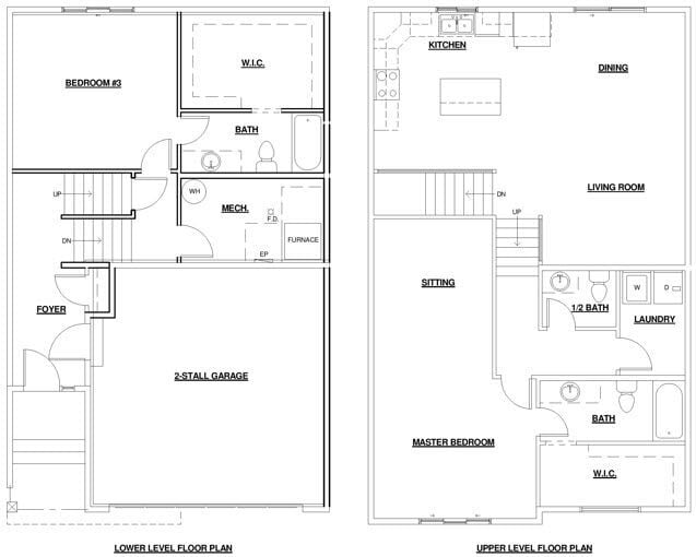 Floorplan - Cottagewood Townhomes