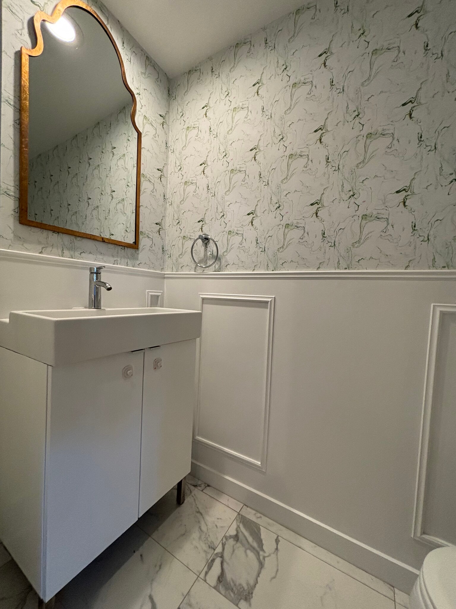 Powder room bathroom - 840 20th St