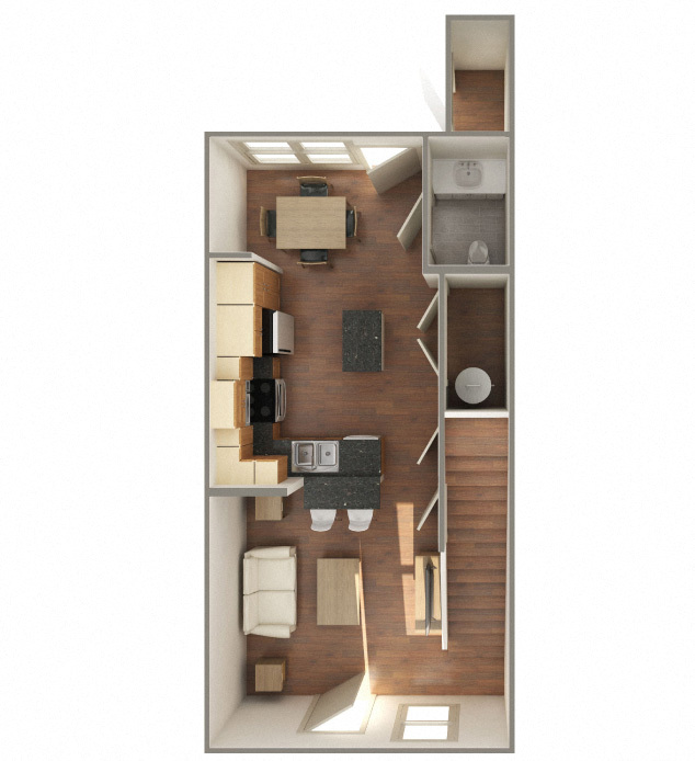 Floorplan - The Lofts at Southside Apartments