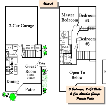 3BR/2.5BA - Sandpiper Townhomes