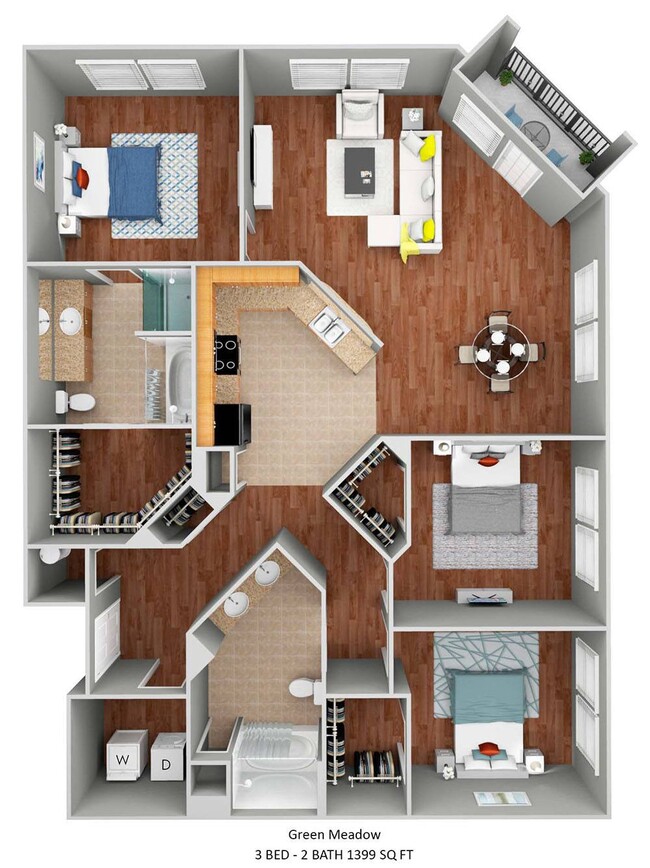 Floorplan - The Bartram