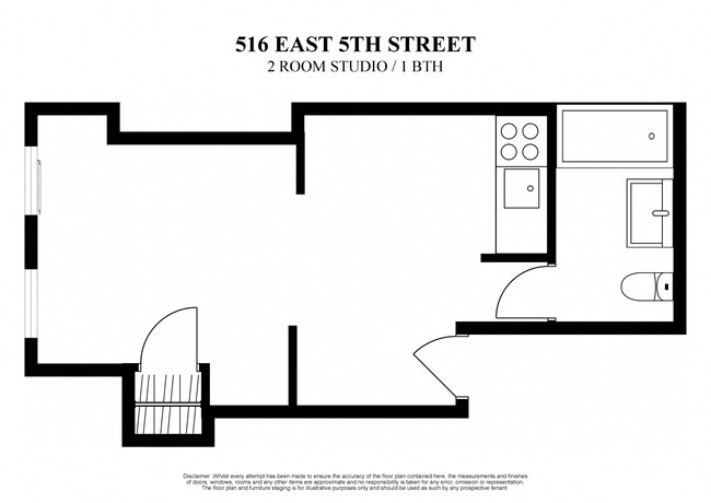 Floorplan - 516 East 5th Street