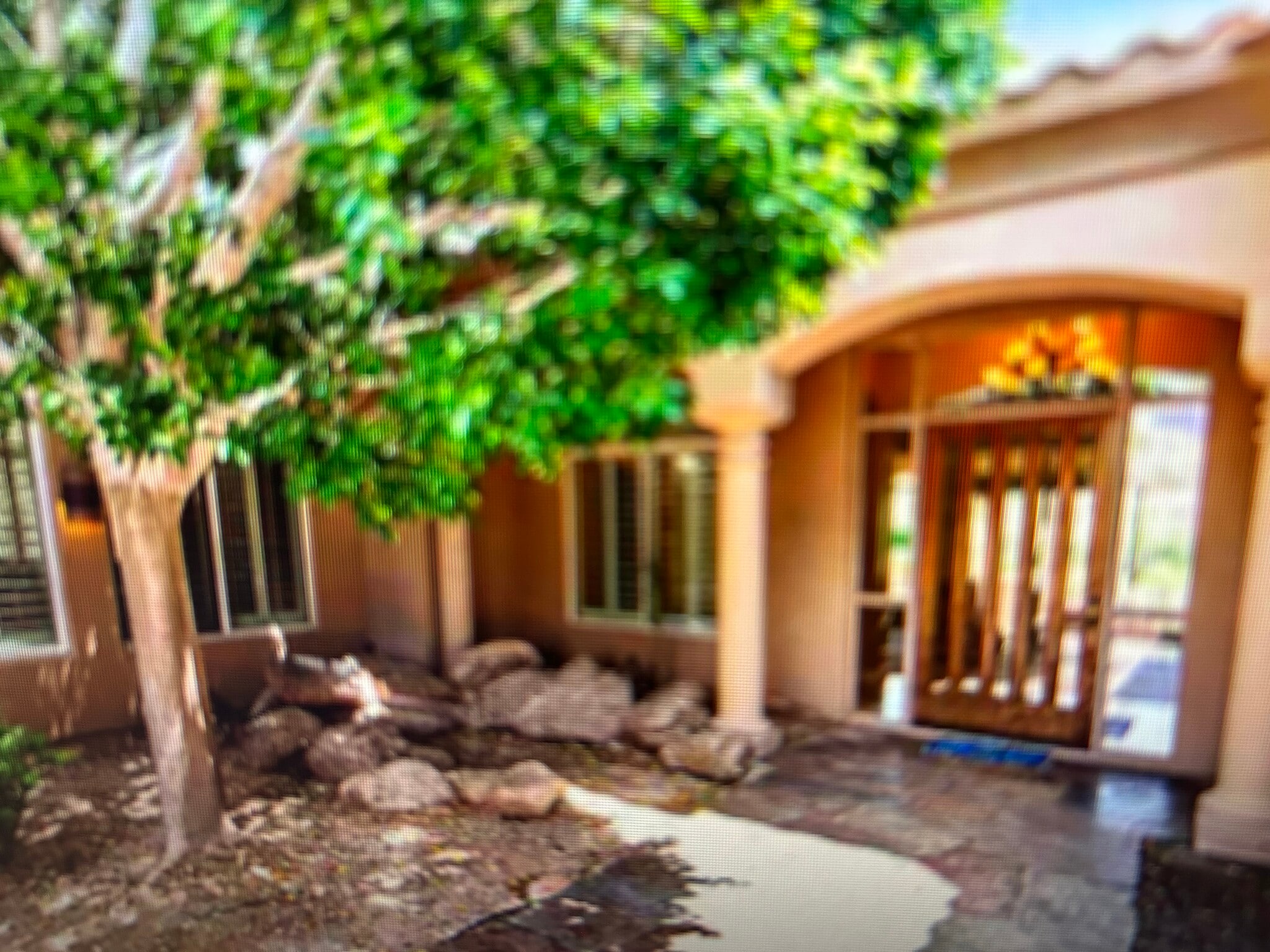 Courtyard Entry to Home - 11511 E Caribbean Ln