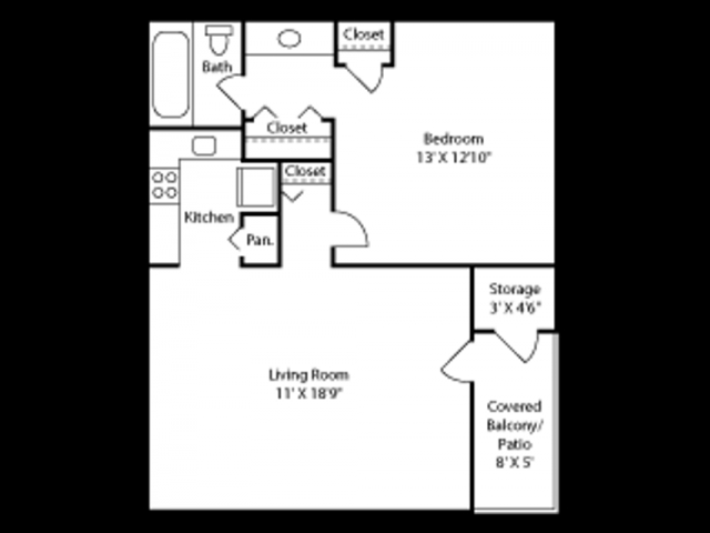 Floorplan - Shamrock Apartments