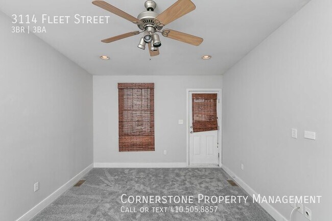 Building Photo - 3 bed, 3 bath I $2500| 3114 Fleet St. Balt...
