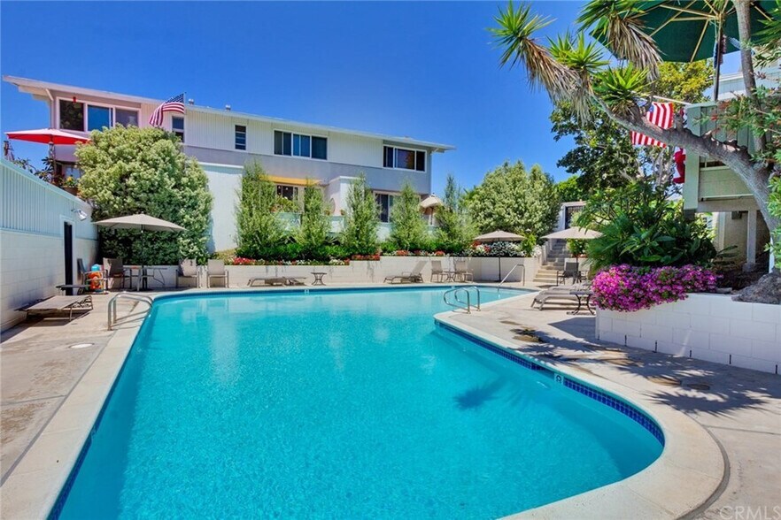 Your unit is the building in the back: your patio overlooks the pool - 478 Seaward Rd