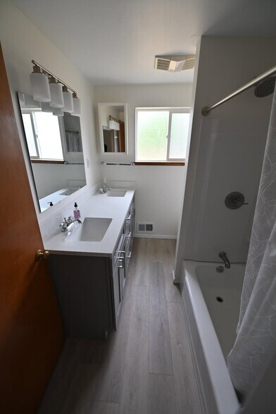 Remodeled master bathroom - 8410 North Way SW
