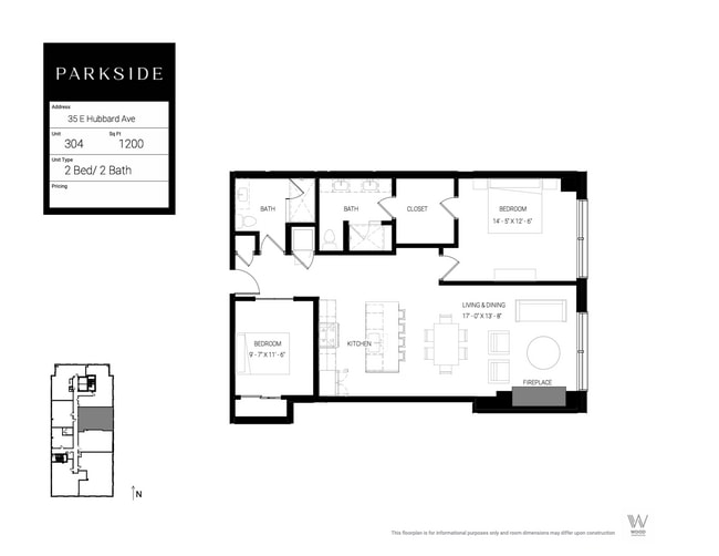 Floorplan - Parkside On Pearl