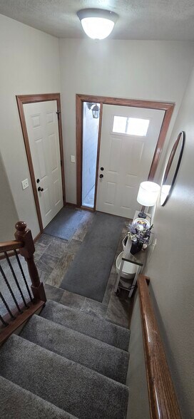 View of Main Entry From Stairs - 8413 W 53rd St
