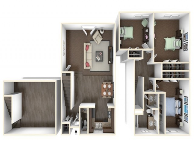 Floorplan - Chapel Hill Apartments