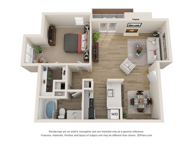 Floorplan - Vine Apartments