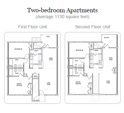 2 Bedroom Apartments - Huron Pheasant Run Apartments