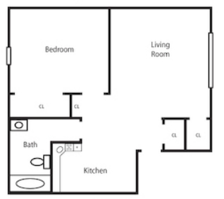 1BR/1BA - 28 West Apartments List