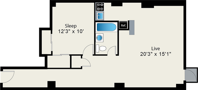 Floorplan - Reside on Wellington