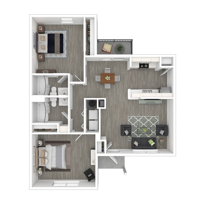 Floorplan - Crestview Senior Duplexes