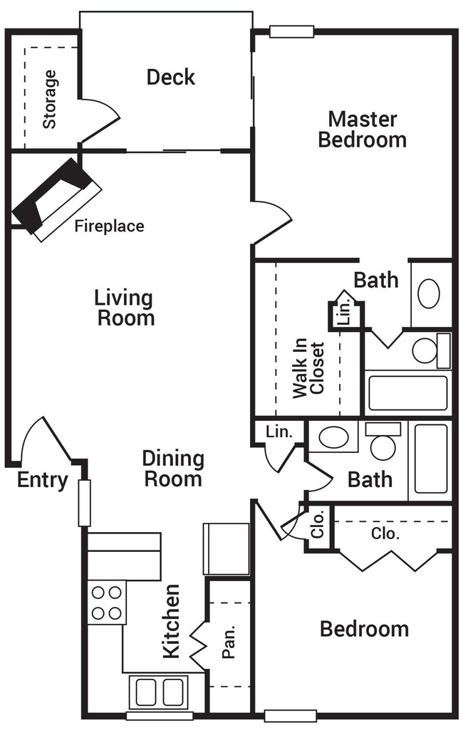 Floorplan - Copper Mill Apartments