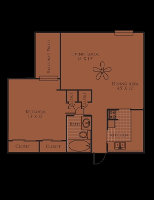 1BR/1BA - VERANO OAKS APARTMENTS