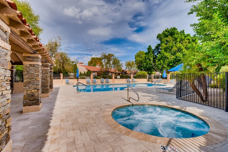 One of two community pools, just steps from our house. - 8437 N 84th St