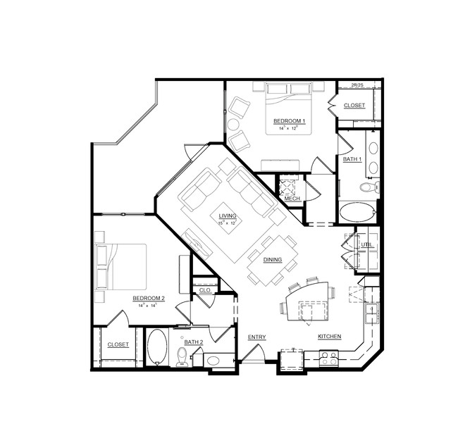 Floorplan - Magnolia off Henderson