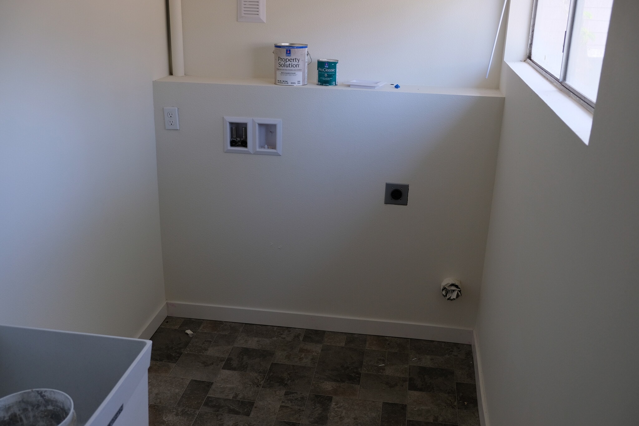 laundry room that just got a Samsung washer and dryer installed last week - 6114 S 126th Pl
