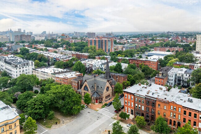 Aerial Photo - Strawbridge Apartments