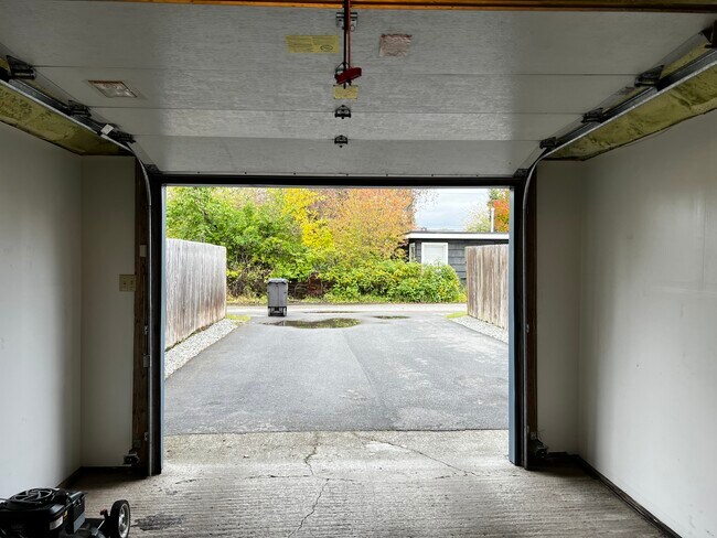 Garage driveway looking out - 1428 Latouche St