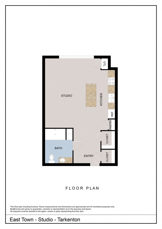 Floorplan - East Town Apartments