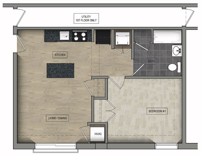 Floorplan - Parkway Overlook Apartments