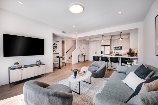 Living Room/Kitchen - CO Relate West Adams