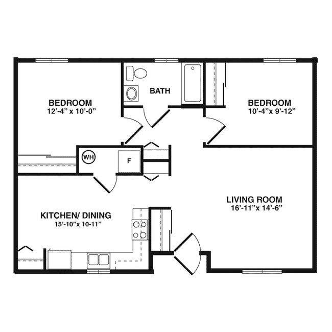 2BR/1BR - Waterford Townhomes