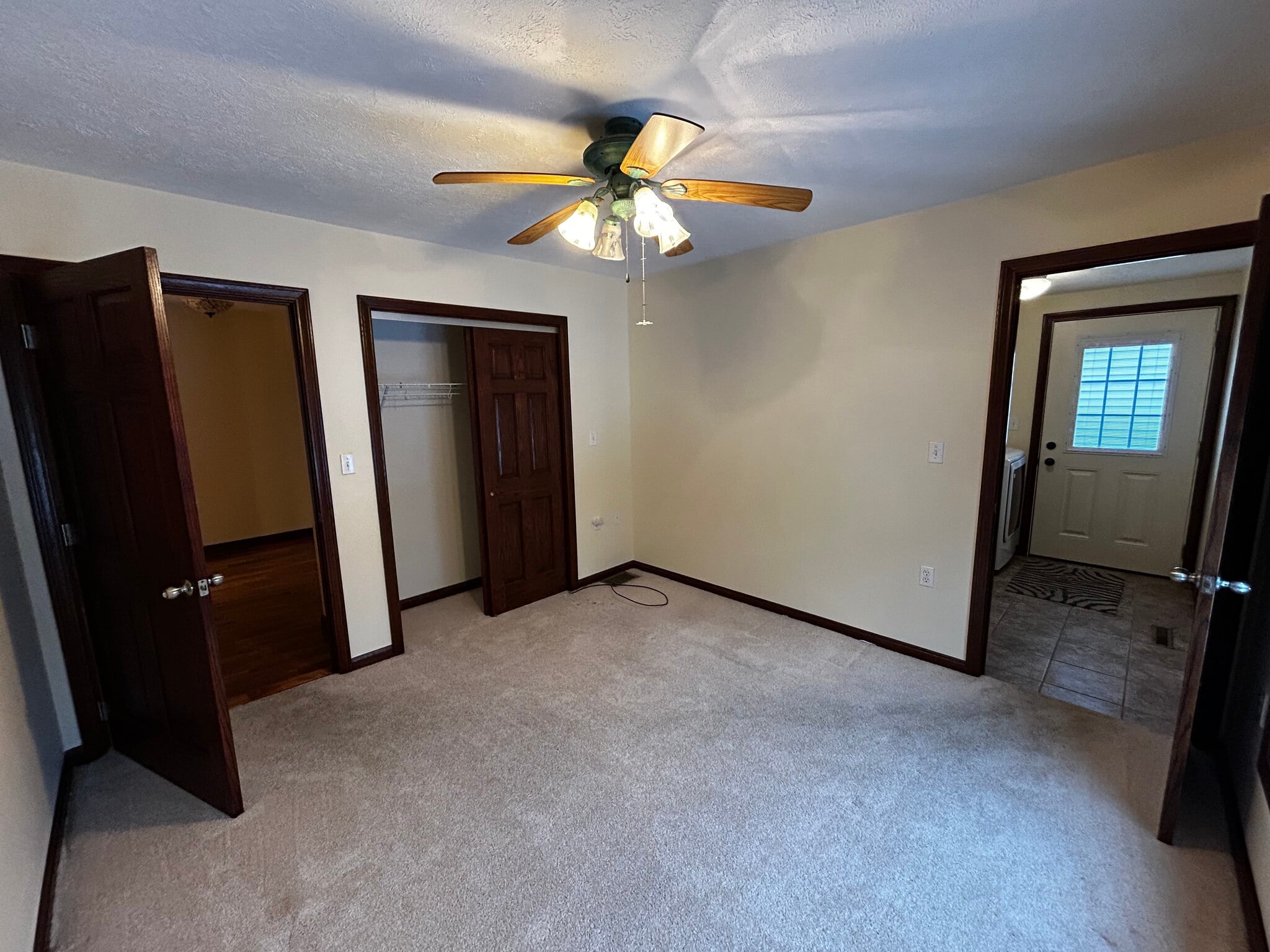 Office/2nd bedroom with small closet, opens up to small laundry room and back door - 14 Conewango Ave