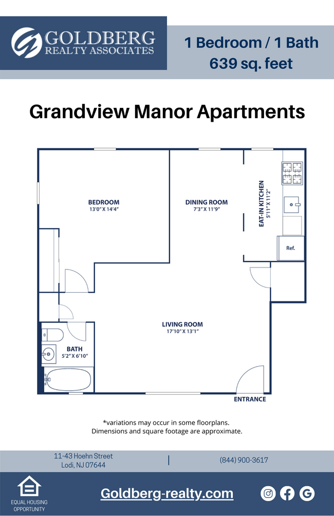 Floorplan - Grandview Manor Apartments