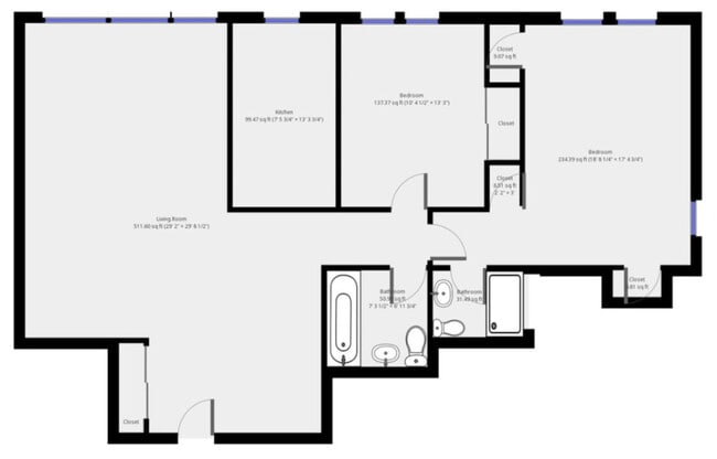 Floorplan - Shamco Apartments - 1901 Dorchester Rd