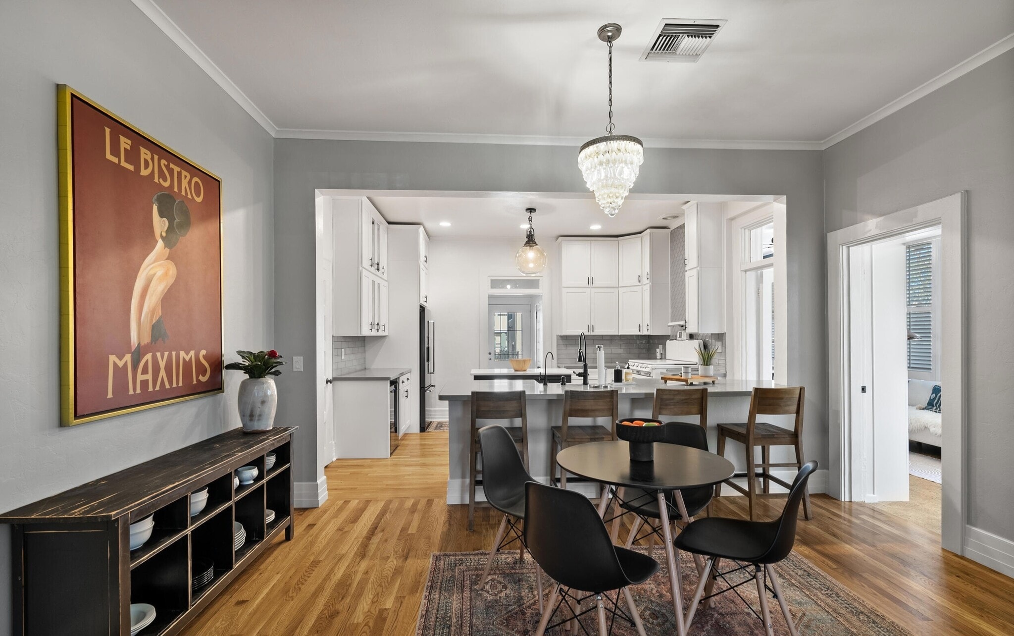 Dining Room and Kitchen - 245 E University Blvd
